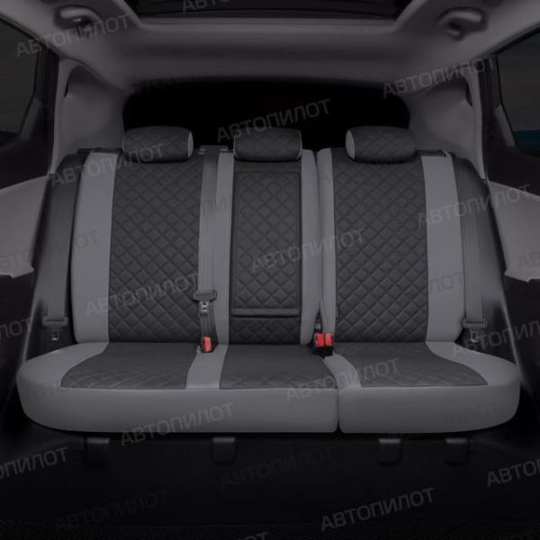 Чехлы Автопилот Экокожа Ромб на Москвич 3 (2022+) Чехлы Автопилот Экокожа Ромб на Москвич 3 (2022+)