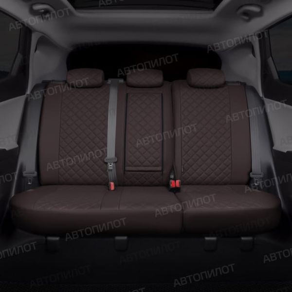 Чехлы Автопилот Экокожа Ромб на Москвич 3 (2022+) Чехлы Автопилот Экокожа Ромб на Москвич 3 (2022+)